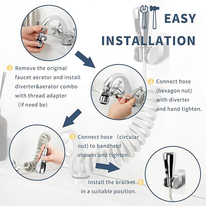 CECEFIN Kitchen Sink Sprayer Hose Attachment - Image 6