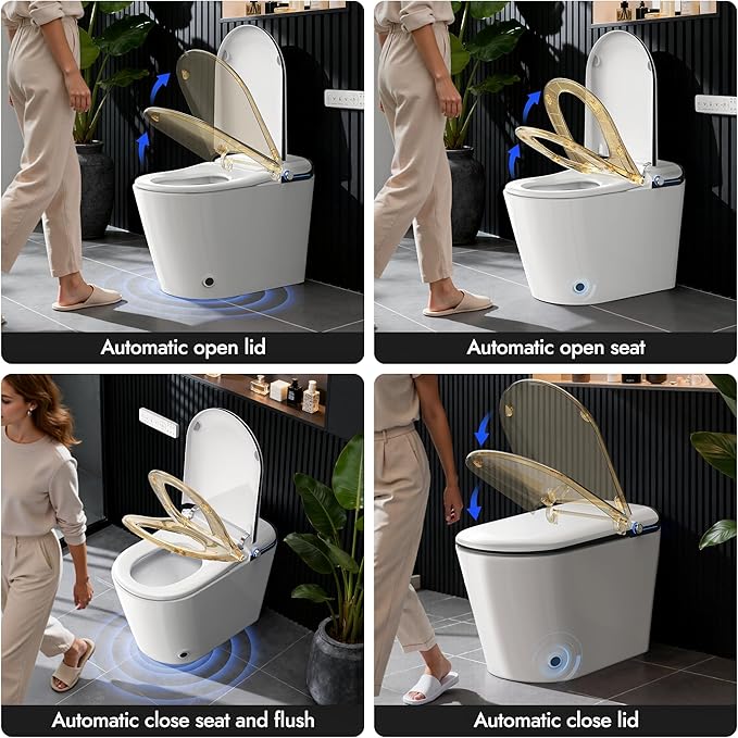 WANSID Elongated Smart Toilet - Image 2