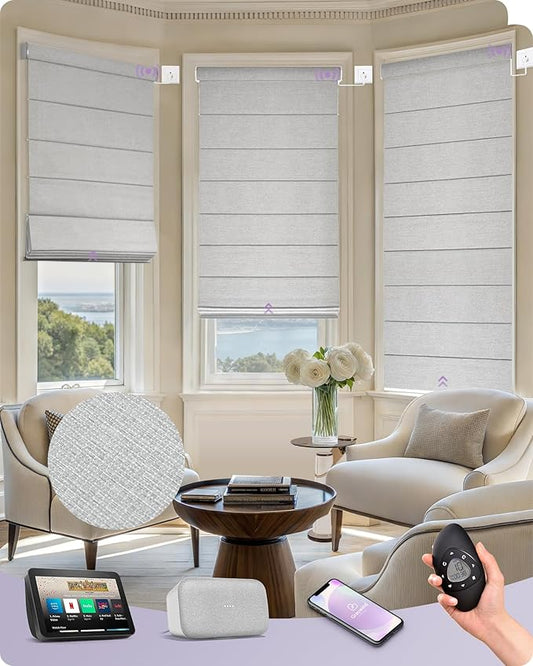 Graywind Smart Roman Shades Compatible by Graywindbeyondshading