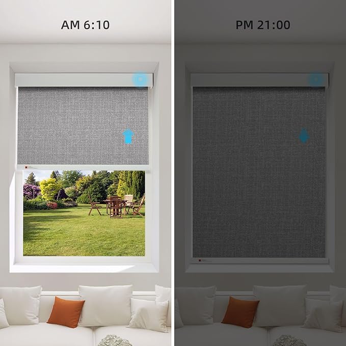 ZSTARR Motorized Smart Blind for Window, Automatic Blackout Roller Shade - Image 3