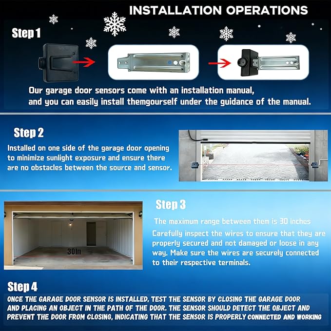 Garage Door Sensors, Replacement - Image 5