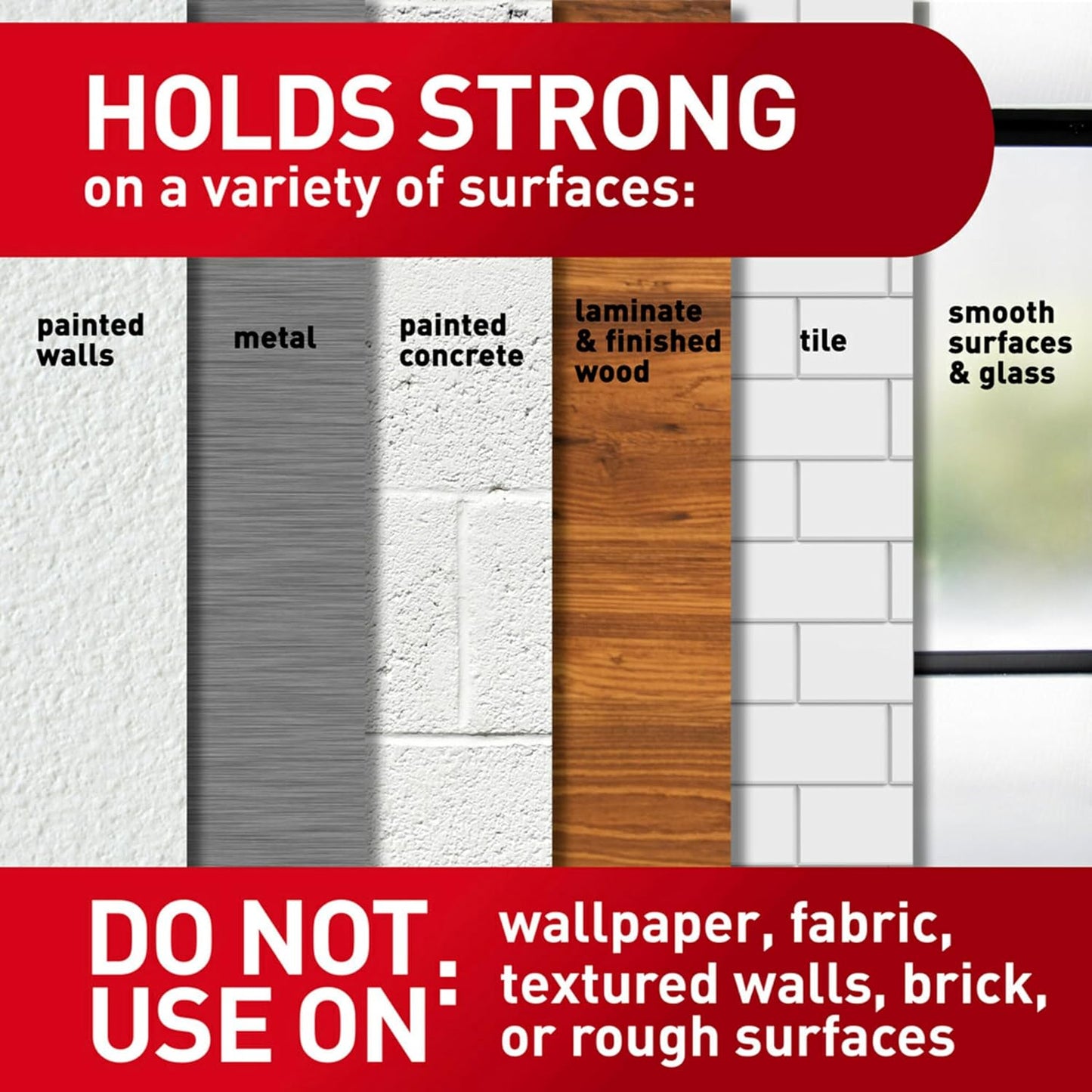 Command Indoor Small Refill Strips,64 Strips,Damage-Free Hanging Wall Adhesives to Re-Hang Small Hooks for Hanging Home Decor,Wall Decor,and Room-Decor,Holds up to 1 lb,(Pack of 2)