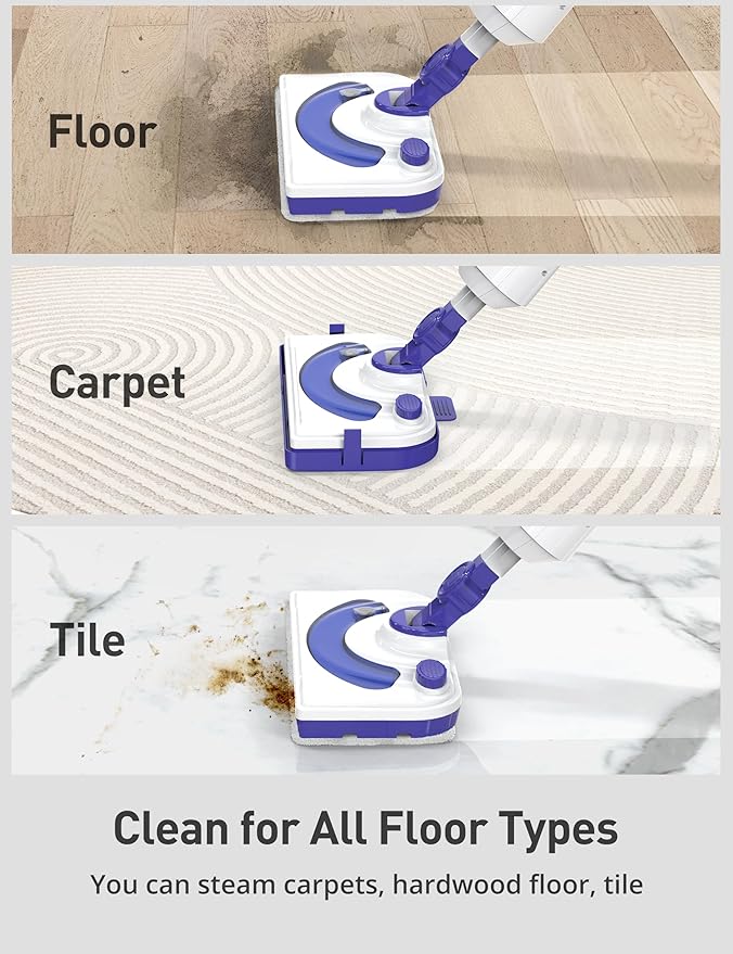 Steam Mops for Floor Cleaning, 1300W Floor Steamer - Image 4