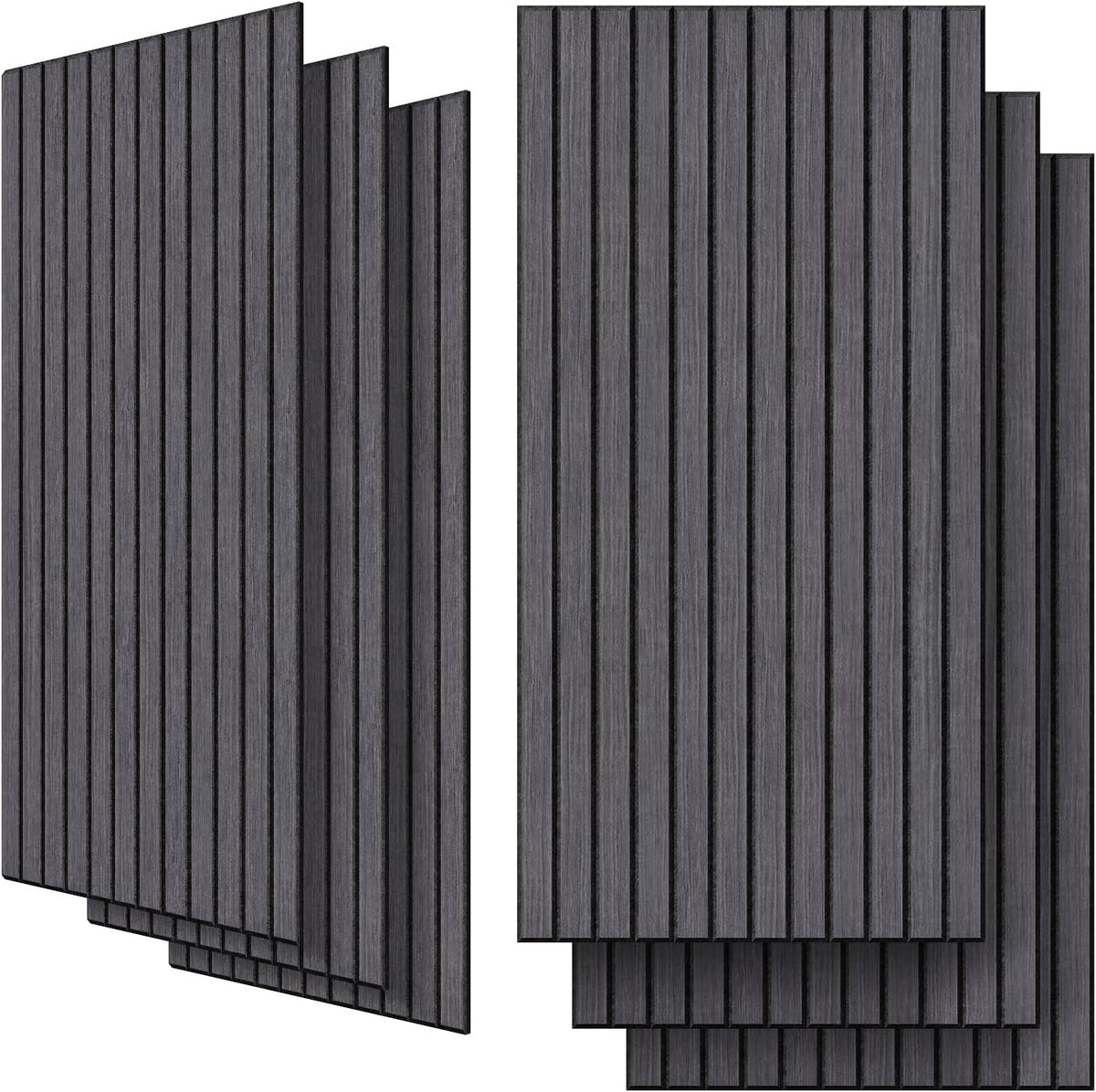 UMIACOUSTICS 6 Packs Acoustic Panel, 47.2 x 23.6 Inches Decorative Sound Proof
