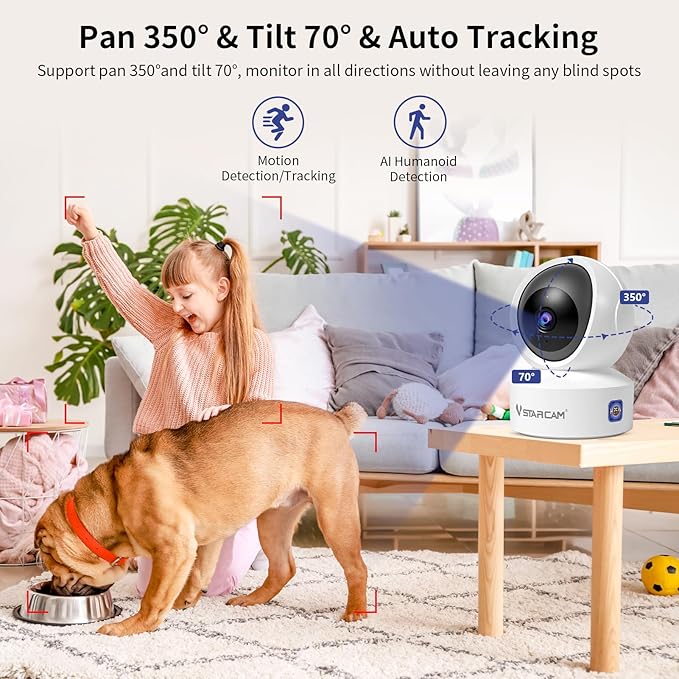 VSTARCAM 3MP Pet Camera Indoor - Image 4