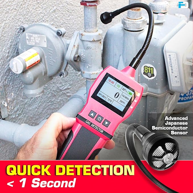 Gas Leak Detector by Forensics | 0-10, 000ppm | Natural Gas, Methane & - Image 5