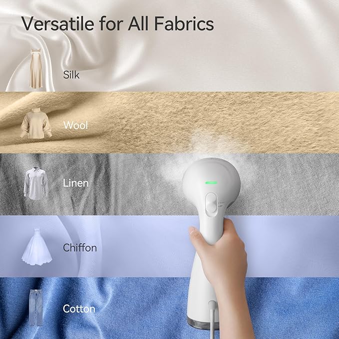 HiLIFE Upgraded Steamer for Clothes, Handheld Portable Design, 1100W Powerful - Image 5
