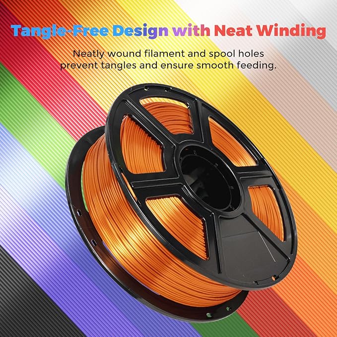 Flashforge 3D Printer Filament Silk PLA 1.75mm 1kg Spool-Dimensional Accuracy - Image 6