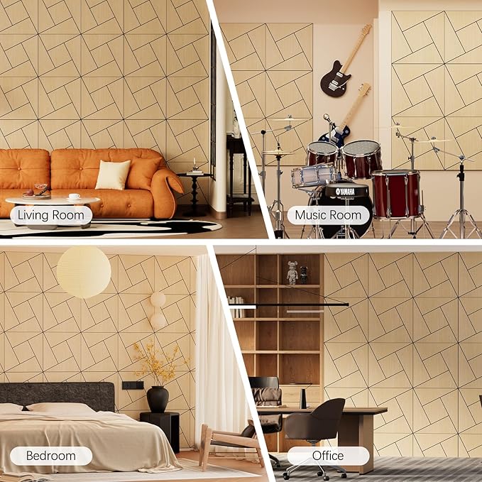 ARMURO 4 Packs Acoustic Wall Panels - Image 8