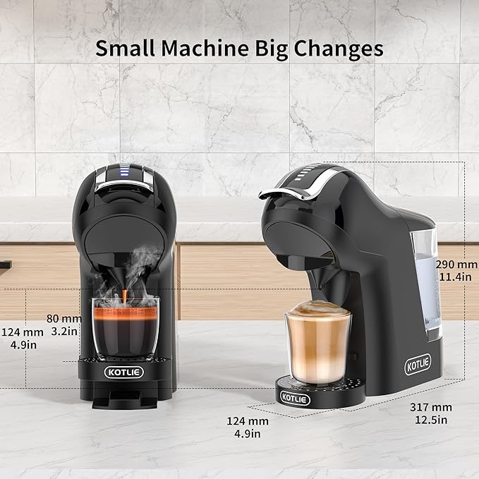 KOTLIE Single Cup Coffee Maker, 4 Temperature Settings, 7 Water Volume Levels - Image 8