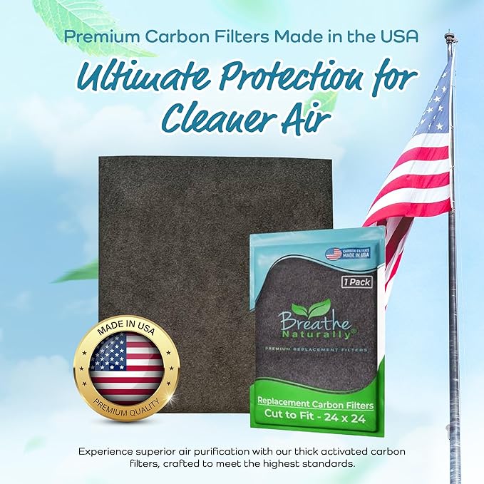 Breathe Naturally Universal Cut To Fit Carbon Activated Air Filter - Image 2