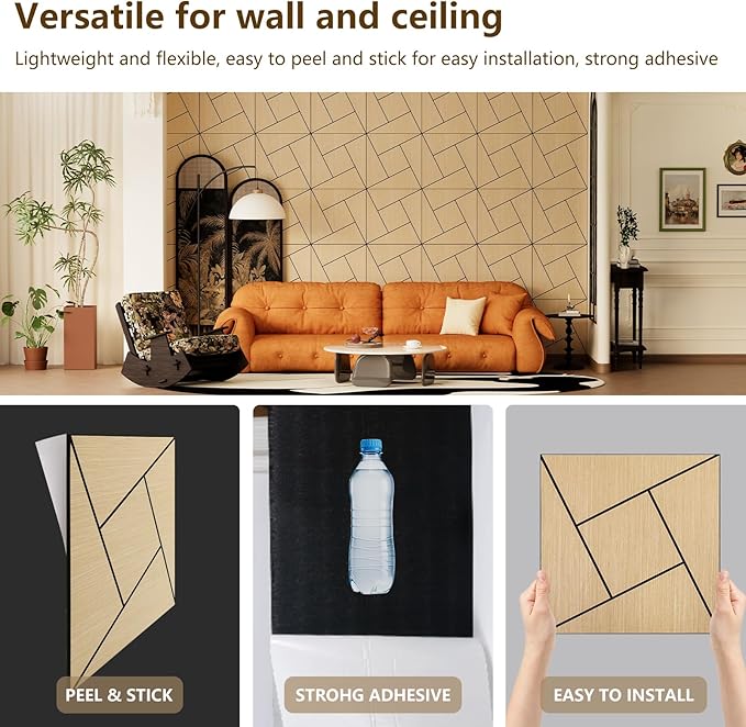 ARMURO 4 Packs Acoustic Wall Panels - Image 6