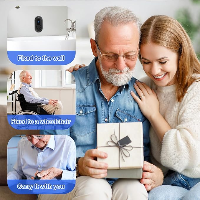 Caregiver Pager Wireless Call Button Emergency Life Alert Systems 500Ft Range - Image 8