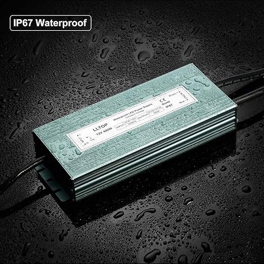 LLTOP LED Driver 400 Watts 110V/120V AC to 12V DC 33.3A Power Supply Waterproof - Image 7
