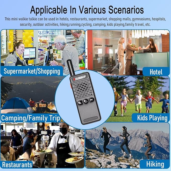 ELIDAIP T-M2 Mini Walkie Talkies - Image 9