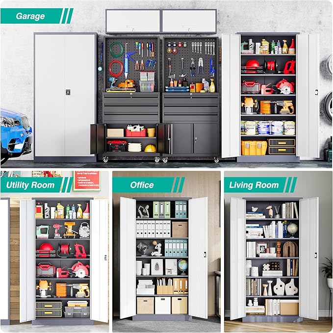 Wide & Deep Metal Storage Cabinet - Image 5