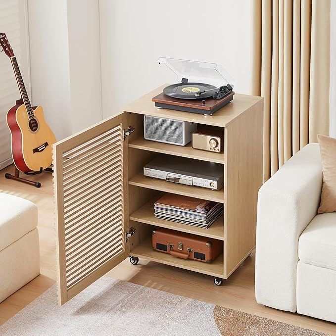 LEVNARY 5-Tier AV Media Cabinet - Image 7