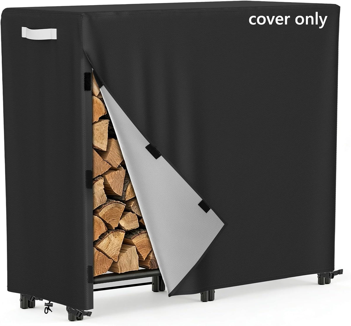akefit 4ft firewood racks cover,heavy duty waterproof outdoor, main product view
