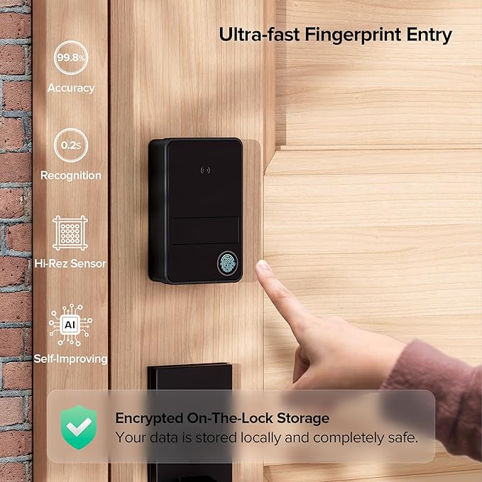 X3 Apple Home Key Door Lock Deadbolt, iOS ONLY, Smart Keyless Entry Door Lock - Image 5