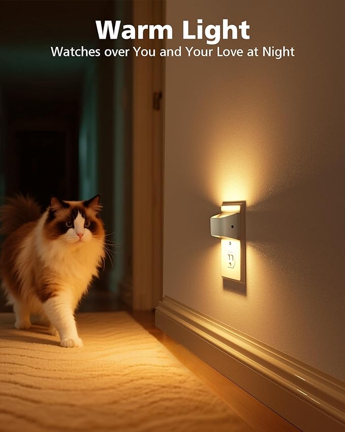 VOLISUN Night Lights Plug into Wall, 4 Pack Up and Down LED Night Light - Image 5