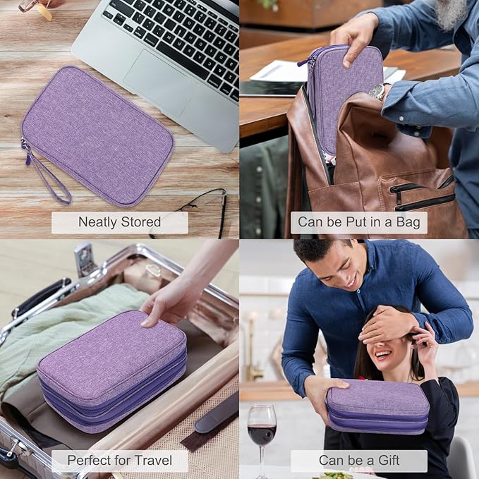 FYY Electronic Organizer, Large Travel Cable Organizer Bag Pouch Electronic - Image 7