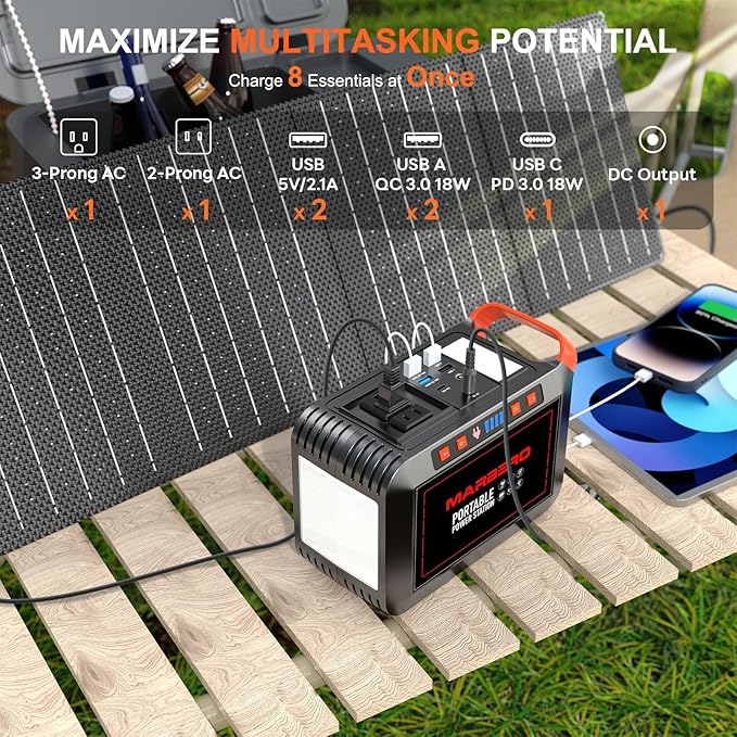 MARBERO 148Wh Solar Generator - Image 3
