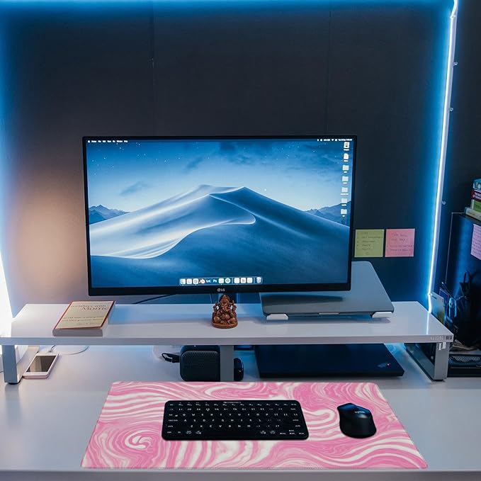 Eflxamz Desk Pad, Flow Liquid Waves Large Gaming Mouse Pad - Image 6