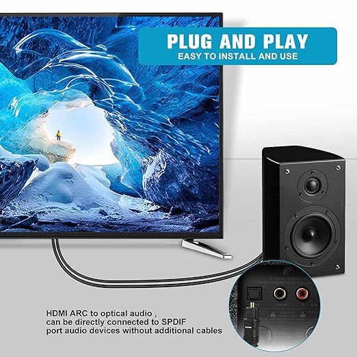 192KHz HDMI ARC to Optical Audio Converter - Image 4