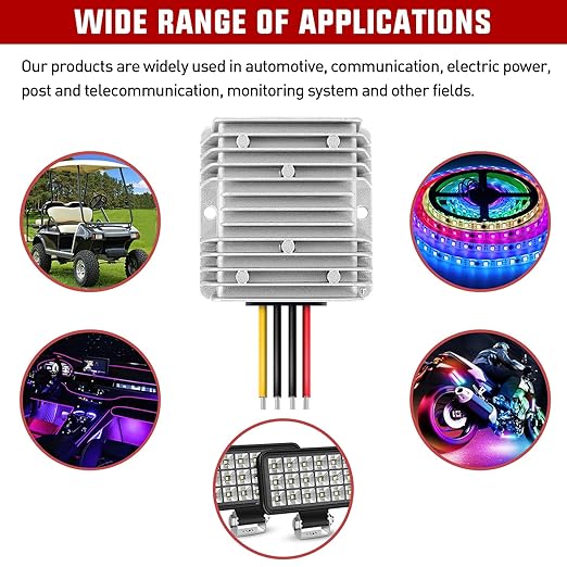 Nilight 24V to 12V Voltage Converter 240W 20A Regulator Step Down to 12VDC - Image 8