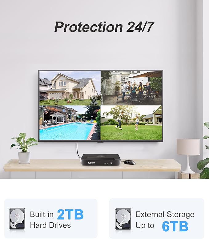 Swann 4K UHD Home Security Camera System, 16Ch NVR - Image 7