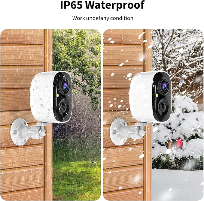 Wireless Security Cameras Outdoor/Indoor, 2K UHD WiFi Smart Security Camera - Image 8