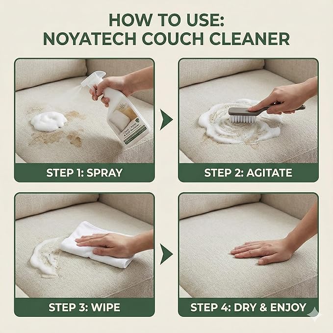NOYATECH Couch Cleaner and Stain Remover Spray – Professional Strength - Image 3