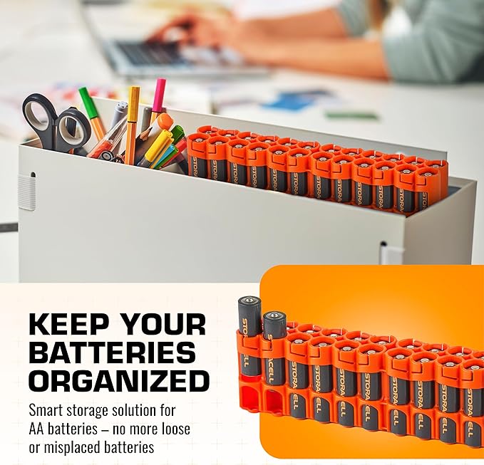 AA Battery Storage Caddy by Storacell - Image 3