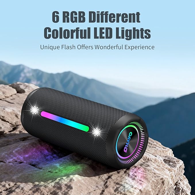 Bluetooth Speakers Wireless Loud Stereo Sound IPX7 Waterproof Outdoor Portable - Image 7