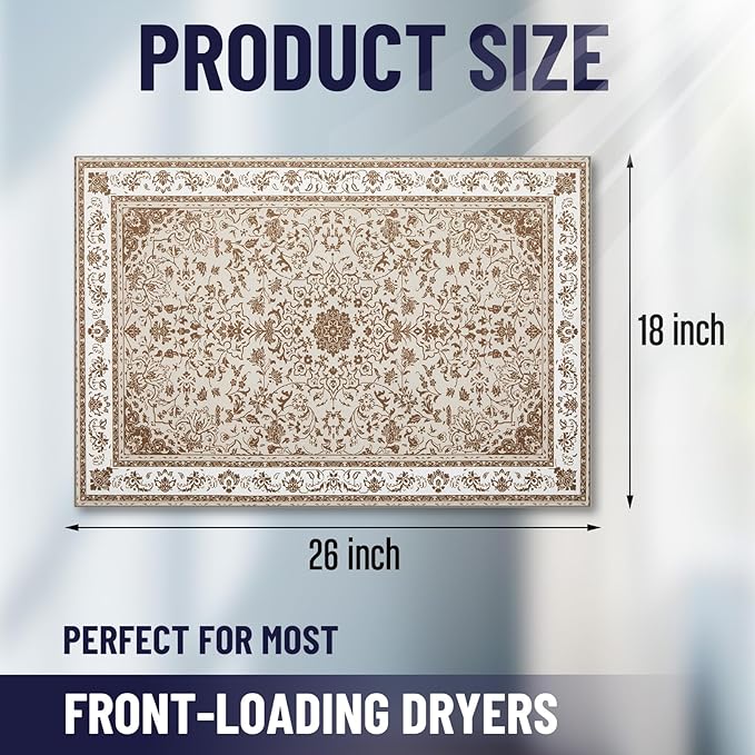 Teenyyou 1 Pcs 26" x 18" Dryer Top Protector Mat, Washer and Dryer Topper - Image 2