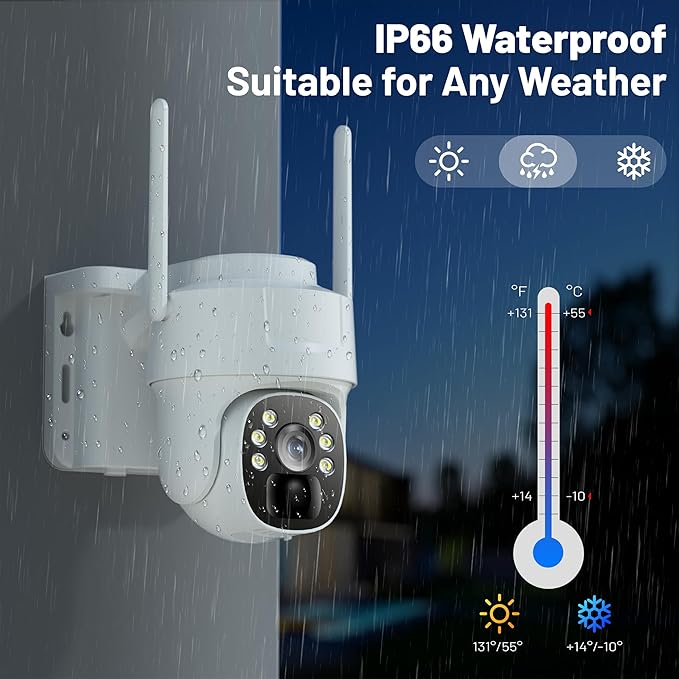 KKB 4G LTE Cellular Solar Security Cameras Wireless Outdoor, No WiFi Security - Image 8