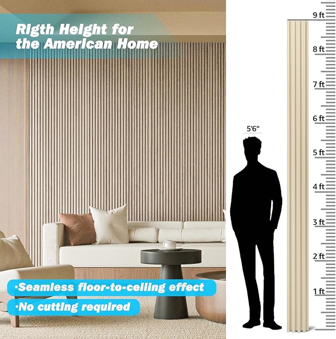 Art3d Slat Wood Wall Paneling for Interior and Ceiling Decoration - Image 8