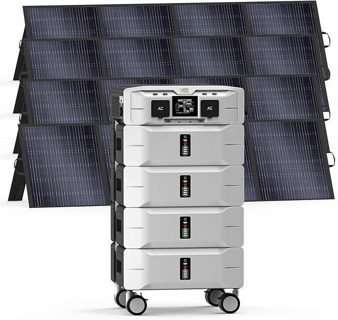 IEE SP5000 Solar Generator 5000W, 10.24kWh Power Station by EnerVikSolargeneratorforhomeuse