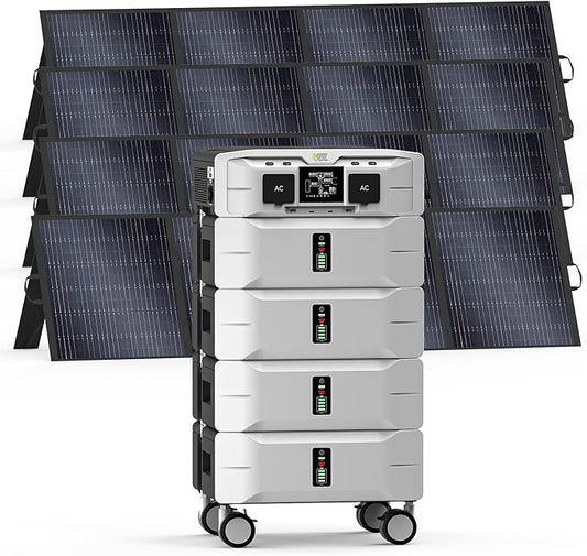 IEE SP5000 Solar Generator 5000W, 10.24kWh Power Station by EnerVikSolargeneratorforhomeuse