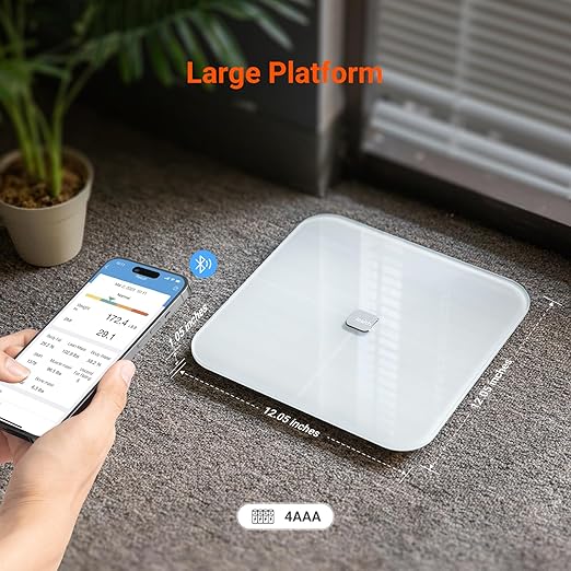 iHealth Nexus Smart Scale for Body Weight Bluetooth, Digital Bathroom Scale - Image 9