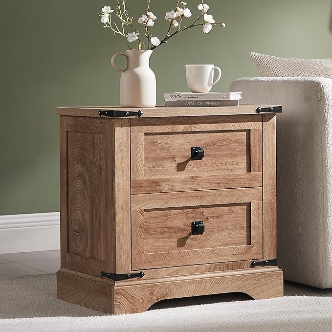 T4TREAM 24" Farmhouse Nightstand - Image 2