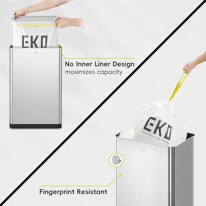 EKO Mirage X 80 Liter / 21.1 Gallons Motion Sensor Trash Can, Automatic Large - Image 9