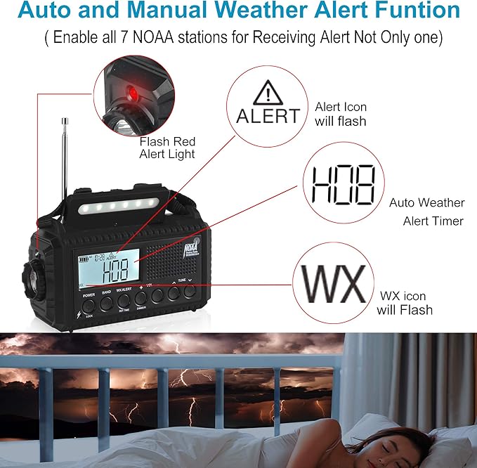 Auto NOAA Digital 5000 Weather Radio - Image 2
