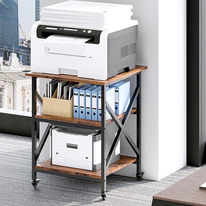 Ollieroo 3 Tier Printer Stand, Large Table - Image 4