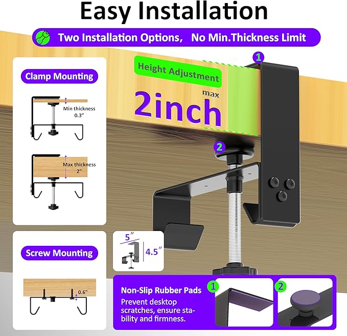 Cotohim Under Desk Cable Management Tray - Image 3