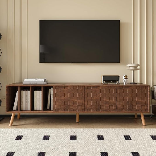 Virubi Mid-Century Modern TV Stand, Entertainment Center by Virubi