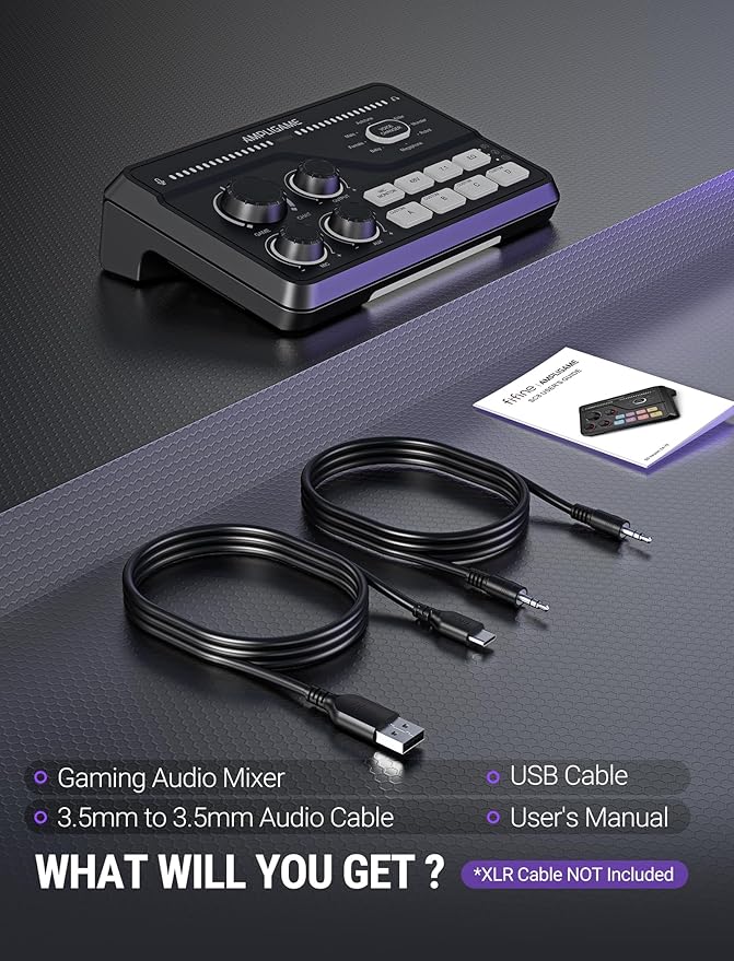 Fifine Gaming Mixer for Voice Chat and Streaming- 7.1ch Surround Sound - Image 9