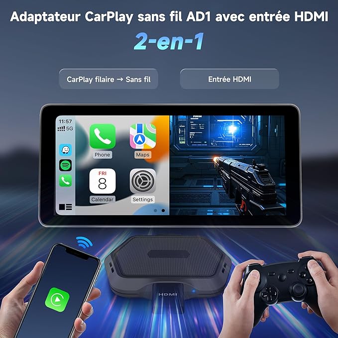 ATOTOMOVE Wireless Carplay Box Adapter - Image 2