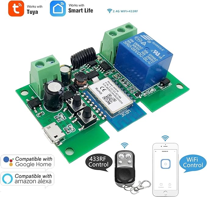 Newgoal WiFi Inching/Selflocking Relay Modules WiFi Momentary Switch - Image 2