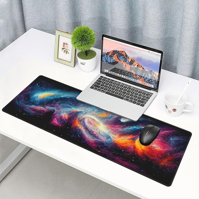 Galaxy Extended Big Mouse Pad Large, XL Gaming Mouse Pad Desk Pad, - Image 7
